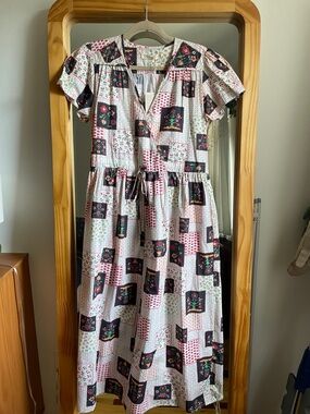 Christy Dawn garden patchwork dawn dress size small